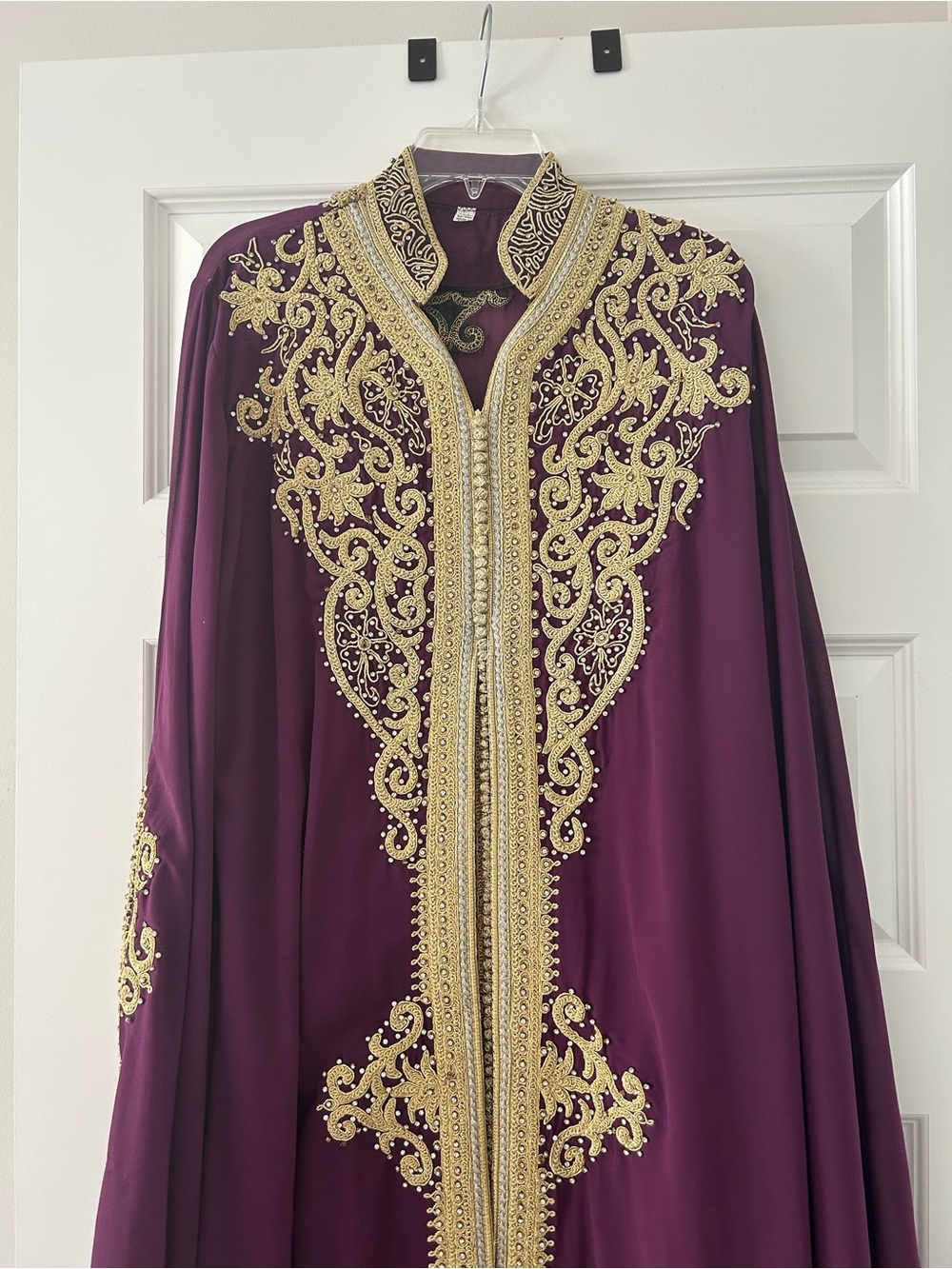 Royal Purple Kaftan Dress